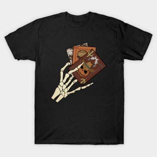 Skeleton Hand Playing T-Shirt